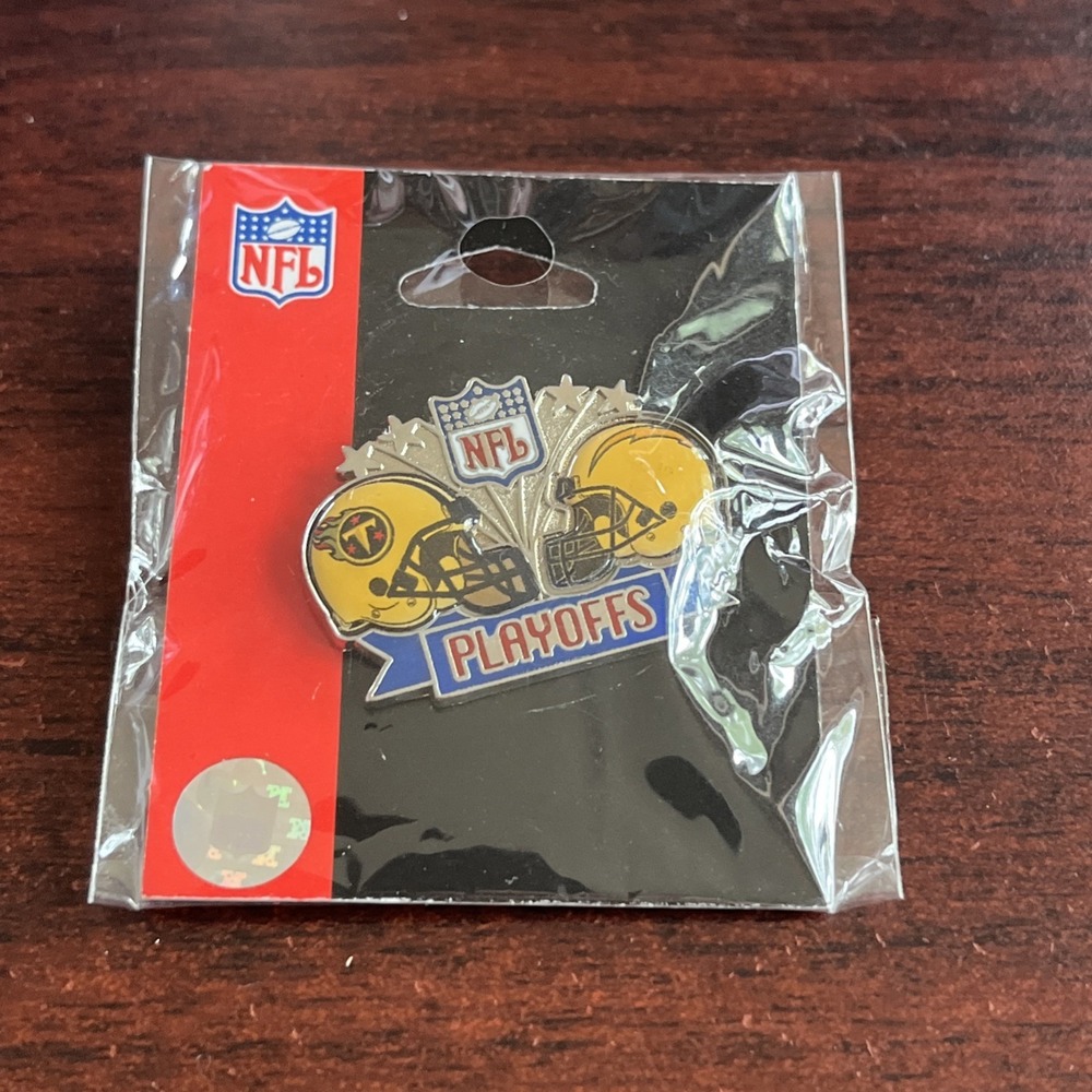 Tennessee Titans Vs San Diego Chargers Playoffs NFL Lapel Hat Pin